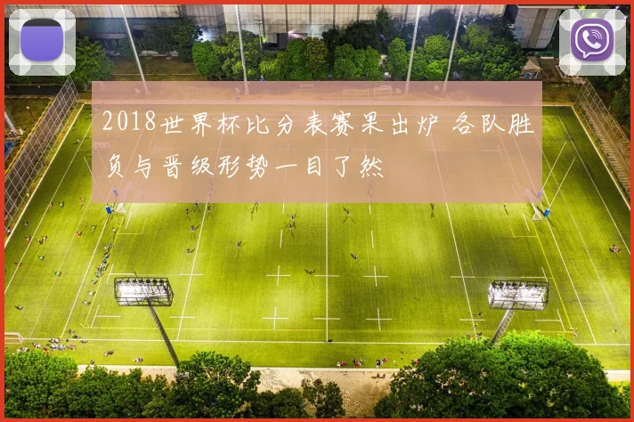 2018世界杯比分表赛果出炉 各队胜负与晋级形势一目了然